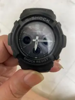G-SHOCK ブラック ショックレジスト電波ソーラー