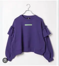 美品　niko and... ニコアンド コラボフリルプルオーバー