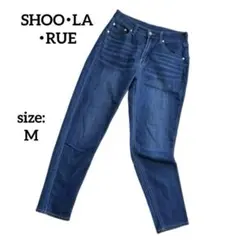 シューラルー デニム テーパードパンツ ストレッチ M シンプル 定番 M