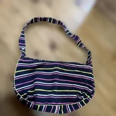 アーノルドパーマー　ストライプ柄ショルダーバッグ