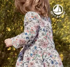 PETIT BATEAU / プチバトー ワンピース　花柄 18m81cm
