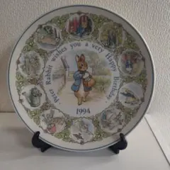 WEDGWOOD ピーターラビットイヤープレート 1994年 　レアのサムネイル
