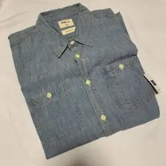 GAP デニムシャツ 半袖 ライトブルー L 新品