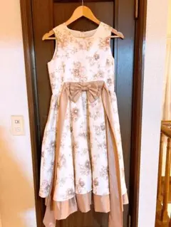 花柄リボン付きフォーマルドレス 150cm