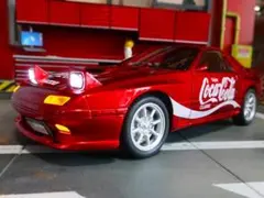 コカコーラ 1/24 マツダ サバンナ RX7 ミニカーのサムネイル