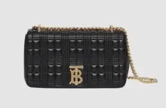 BURBERRY バーバリー TBロゴ チェーン ショルダーバッグ ブラックのサムネイル