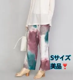 BEAUTY&YOUTH BY フラワープリントイージーパンツ　S