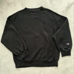 Champion リバースウィーブ　ブラック トレーナー L