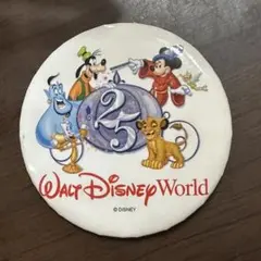 Walt Disney World 25周年缶バッジ