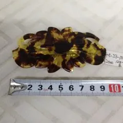 ひまわりデザイン ヘアクリップ 約10cm