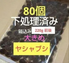 ✿ヤシャブシの実　大きめ✨80個✨下処理済み　匿名発送　木の実