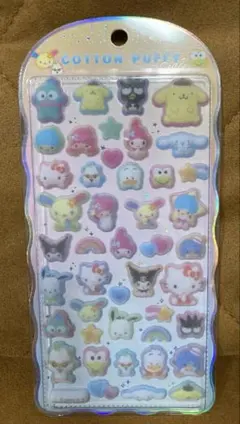 COTTON PUFFY コットンパフィー シール　サンリオキャラクターズ