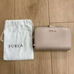 FURLA 二つ折り財布 ピンク 保存袋付き