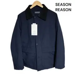 新品　SEASON REASON ネイビー ナイロンジャケット　M