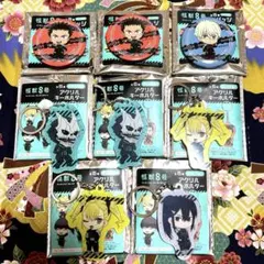 【怪獣8号】　アクリルキーホルダー　缶バッジ　8個セット
