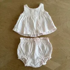 【オールドネイビー】ベビー服 セットアップ ストライプ ピンク　0-3Mのサムネイル
