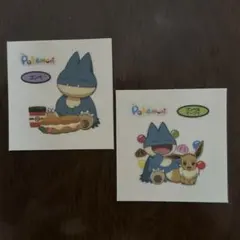 ポケモンパン デコキャラシール ステッカー 203弾　最新 ゴンベ　イーブイ