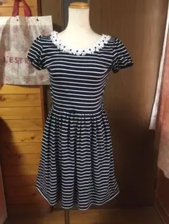 レストローズ 2（M）★ボーダーワンピース