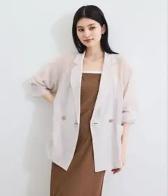 VIS♡シアーリラックスジャケット