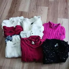 ベビー服セット　まとめ売り　トップス 80cm 秋　冬　トップス　女の子