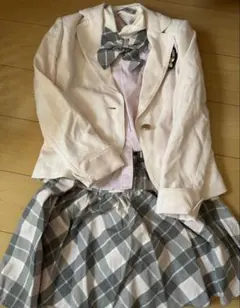 フォーマルスーツ ピンク 100cm〜 チェック柄