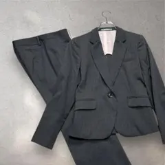 LES MUES プレシャスシルバー パンツスーツ　セットアップ　シルク混