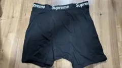 Supreme ボクサーパンツ ブラック 4枚セットのサムネイル