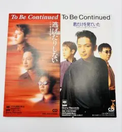 To Be Continued/逃げたりしない、君だけを見ていた