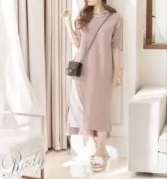 Rady フーディニットワンピース　ベージュ　サイズM 訳あり