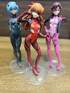 エヴァンゲリオン　ガシャポートレイツ　アスカ　レイ　マリ　3体セット
