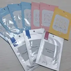 フェイスパック 10枚セット(5種類)