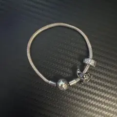 ス*イ様 【SV刻印】PANDORA パンドラ チャームブレスレット SV925