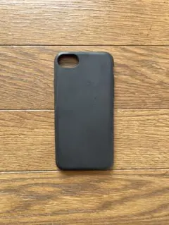 iPhone 7/8/SE用 ブラックソフトシリコンケース