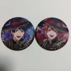 ツイステ ブルームバースデー マット缶バッジ デュース エース