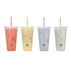 スターバックス ミステリーカラーチェンジングリユーザブルカップ コンプ　スタバ