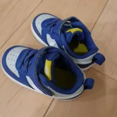 NIKE 青白 スニーカー ベルクロ付き