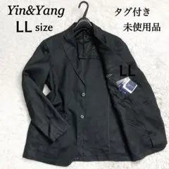 タグ付き✨未使用品 Yin&Yang リネン100%ジャケット 吸汗速乾 LLのサムネイル