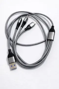 【新品未使用】RAVIAD 3in1 USB充電ケーブル 1.2m 高耐久