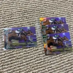 サラブレッドホースコレクション 第2弾 ラヴズオンリーユー 4枚 金箔サインあり