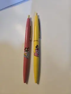 ディズニーランド ミッキー ボールペン 2本セット　レトロ