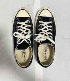 CONVERSE ブラック ローカット スニーカー ct70