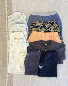 【80cm10点セット】プティマイン他 夏のお出かけ・パジャマ・長短パンツまとめ