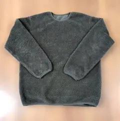 GU ボアフリース トレーナー オリーブグリーン　サイズL