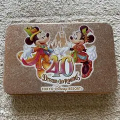ディズニー 40周年 お菓子缶