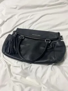 MICHAEL KORS ブラック　レザー　バッグ