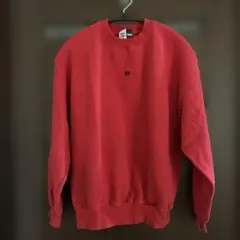 MARY QUANT PUBLUX ワンポイント 刺繍 ロゴスウェット レッド