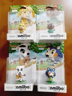 Nintendo amiibo どうぶつの森 キャラクター 4体セット