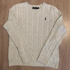【美品・残り1点！！】polo Ralph lauren ケーブルニットセーター