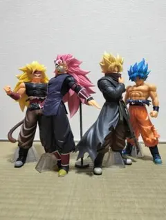 一番くじ　ドラゴンボールヒーローズ　フィギュア４点セットのサムネイル