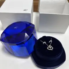 新品未使用 4℃ シルバーネックレス 箱・保証書付き